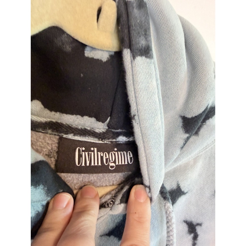 Civil Regime Blue Mist Hoodie Large - Picture 15 of 16